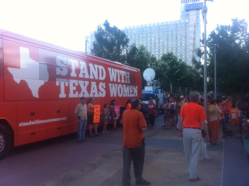 Illustration for article titled Stand With Texas Women Bus Tour